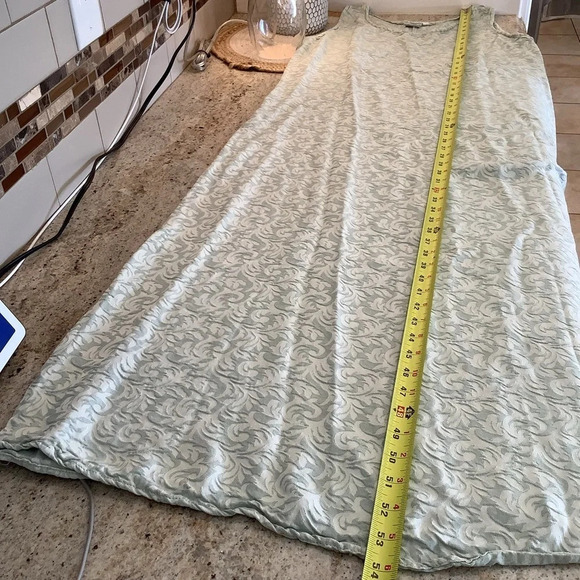 Cut Loose Vintage Two-Piece Green Maxi Dress Set Size Large - Picture 14 of 14